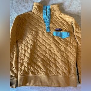 Patagonia Organic Cotton Quilted Snap T Pullover